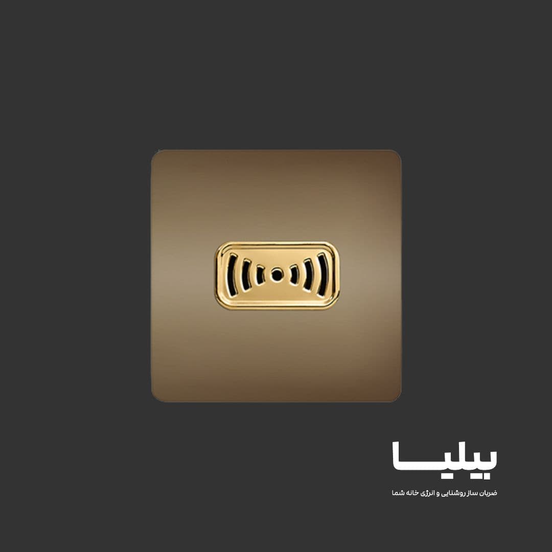زنگ اخبار (بیزر) مدل کریستال بژ برند آسیا الکتریک — تصویر ۲