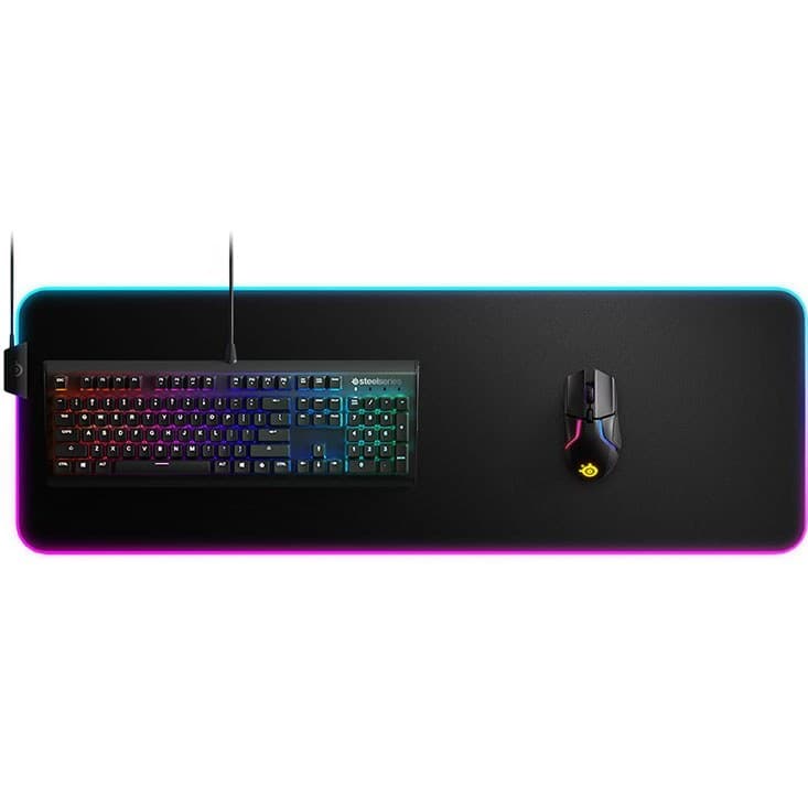 پد موس گیمینگ استیل سریز مدل QcK 3XL Black — تصویر ۶
