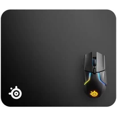 پد موس گیمینگ استیل سریز مدل QcK Medium Black — تصویر ۳