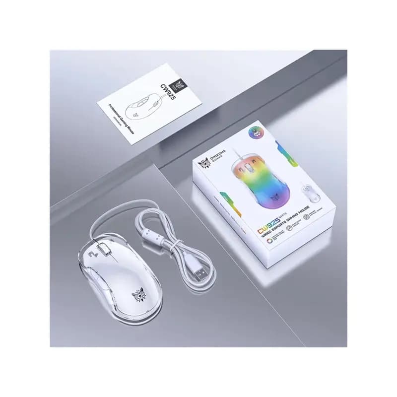 موس گیمینگ اونیکوما CW925 WHITE — تصویر ۲