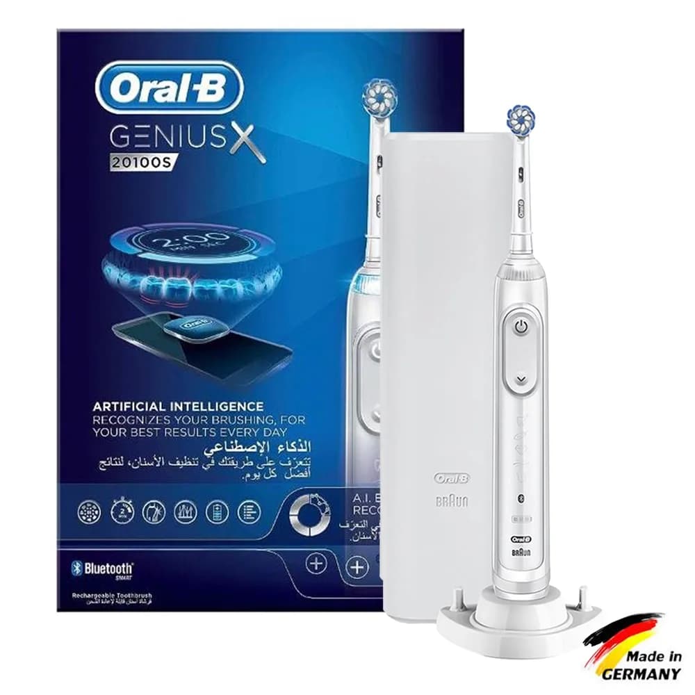 مسواک برقی اورال بی مدل GENIUS X 20100s (WHITE) — تصویر ۹