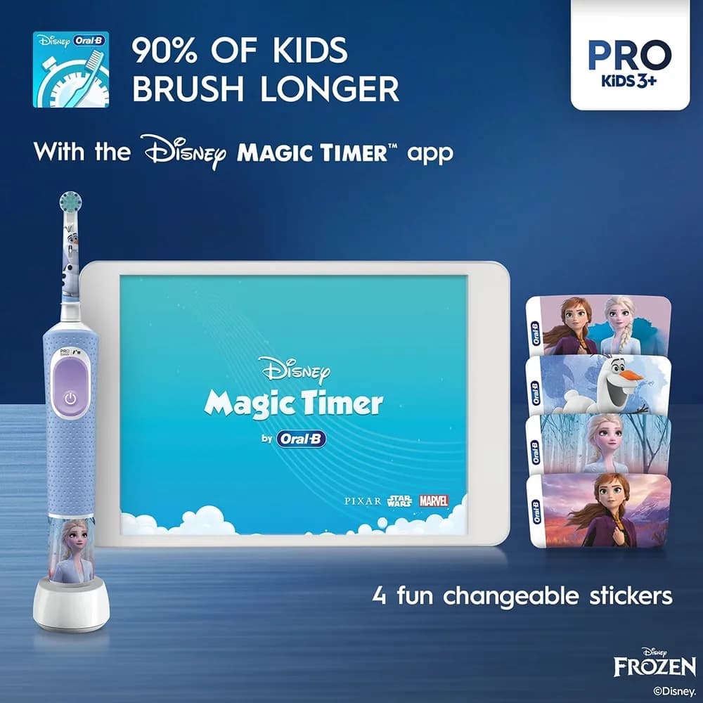 مسواک برقی کودک اورال بی فروزن مدل PRO KIDS — تصویر ۷
