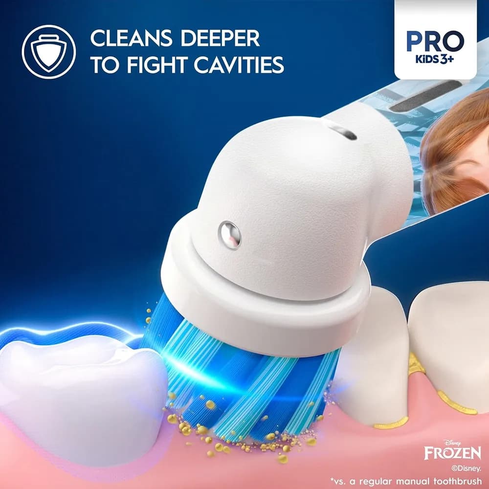 مسواک برقی کودک اورال بی فروزن مدل PRO KIDS — تصویر ۶