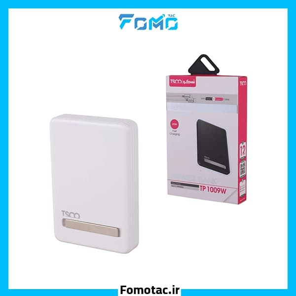 پاوربانک 10000mAh تسکو (Tsco) مدل TP 1009W — تصویر ۲