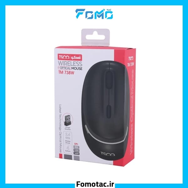 موس بی سیم تسکو (TSCO) مدل TM 738 W — تصویر ۲