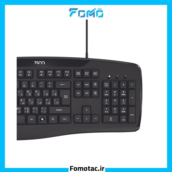 کیبورد با سیم تسکو (TSCO) مدل TK 8043 — تصویر ۵