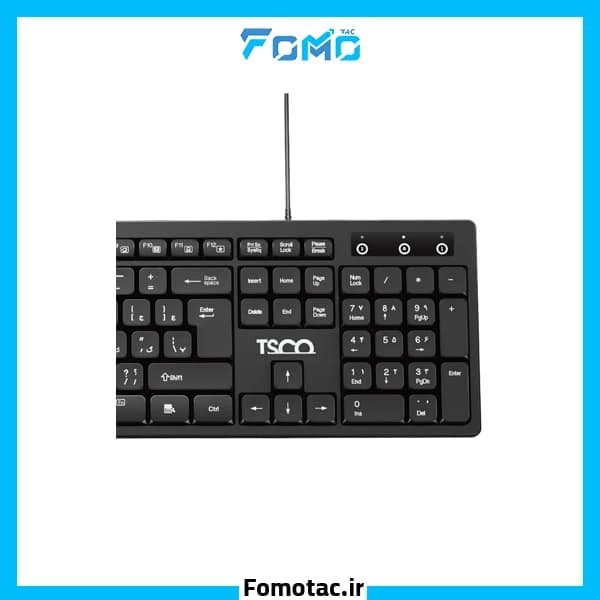 کیبورد با سیم تسکو (TSCO) مدل TK 8072 — تصویر ۱۲
