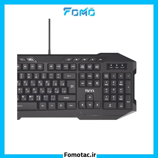 کیبورد با سیم تسکو (TSCO) مدل TK 8042 — تصویر ۵