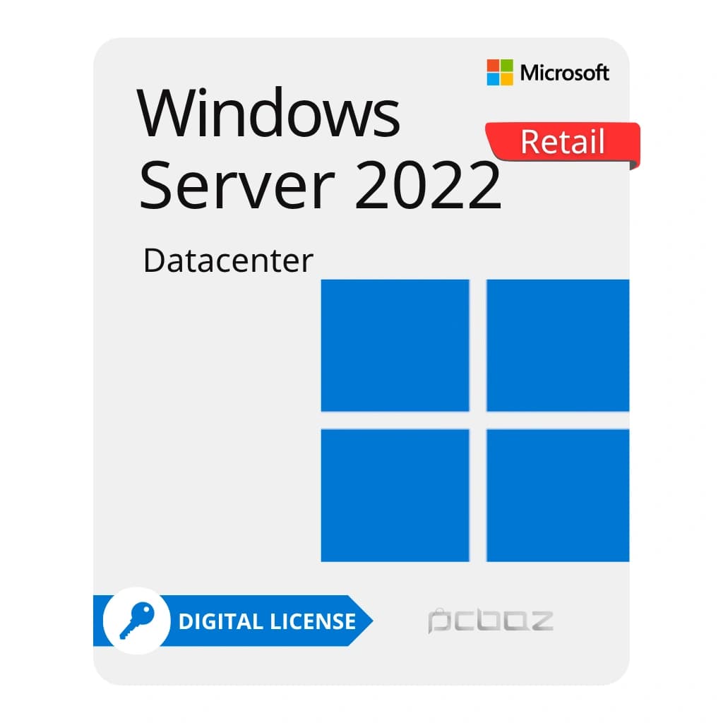 لایسنس ویندوز سرور 2022 دیتاسنتر Retail — تصویر ۳