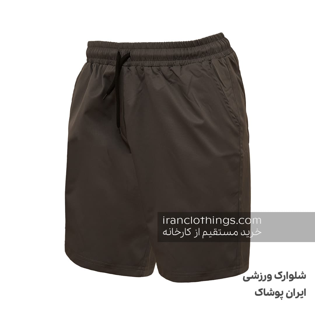 شلوارک ورزشی مردانه مشکی — تصویر ۶