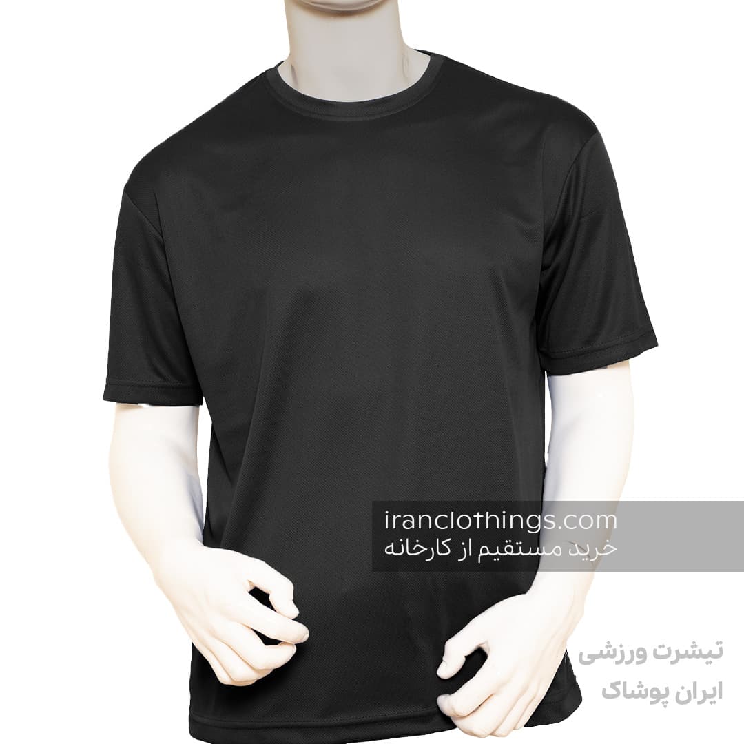 تیشرت ورزشی مشکی — تصویر ۵