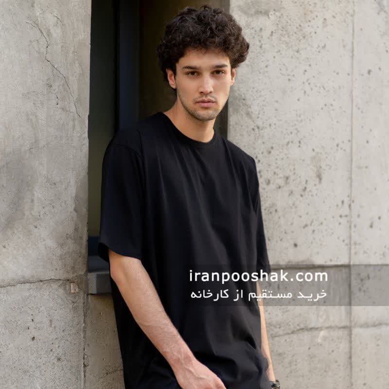 تیشرت اورسایز مشکی – oversize — تصویر ۳