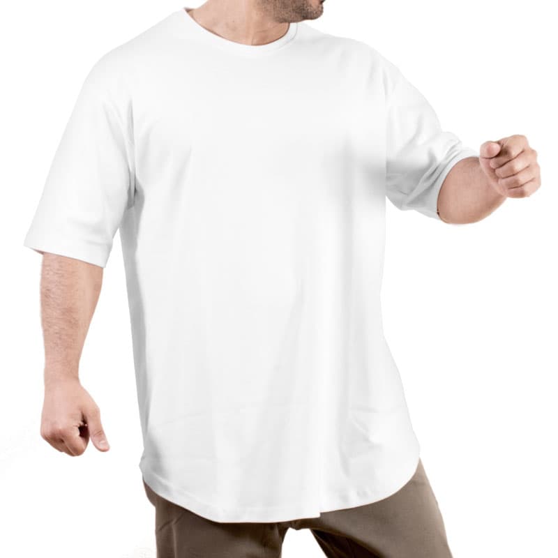 تیشرت اورسایز سفید – oversize — تصویر ۱۱