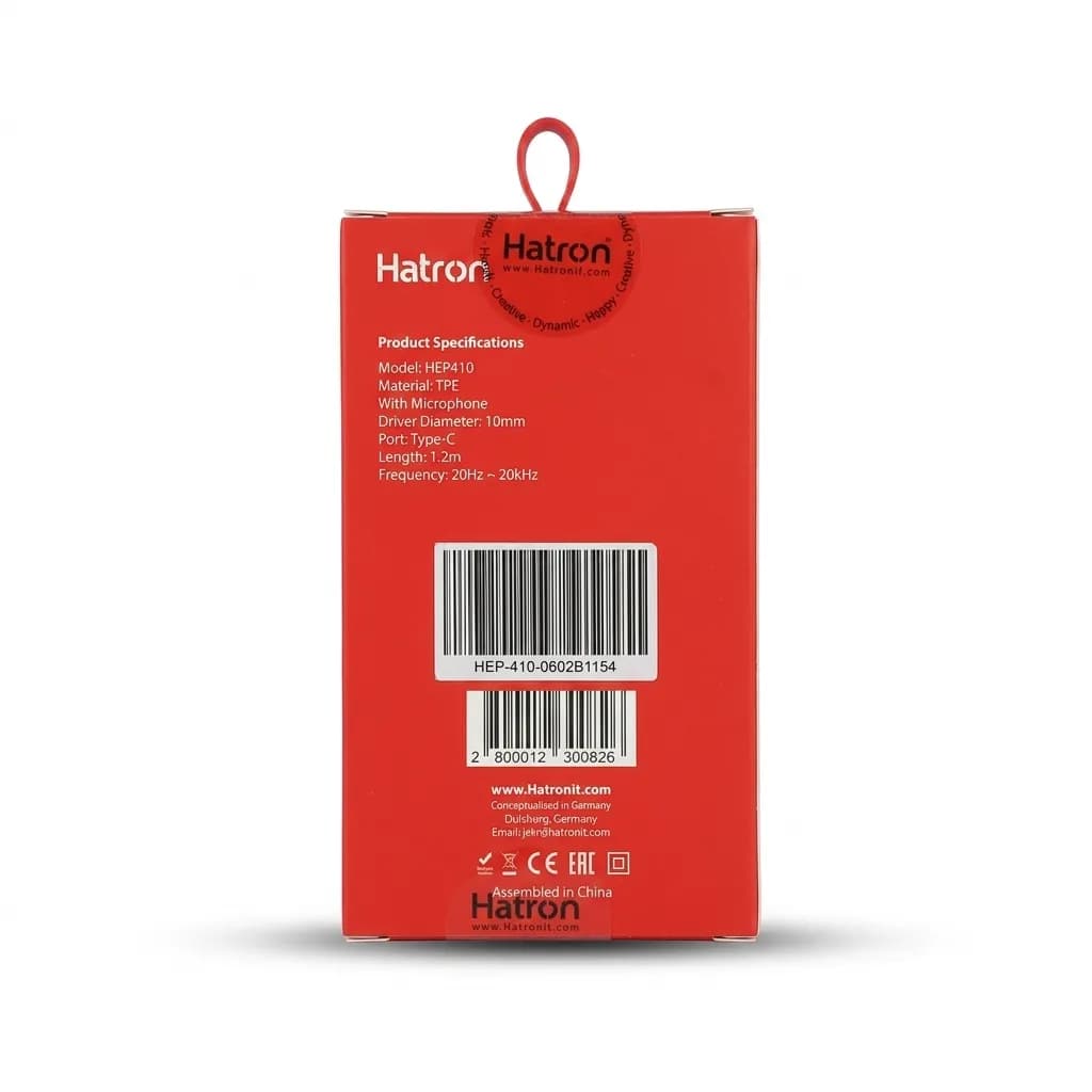 هندزفری سیمی هترون مدل HEP410 — تصویر ۸