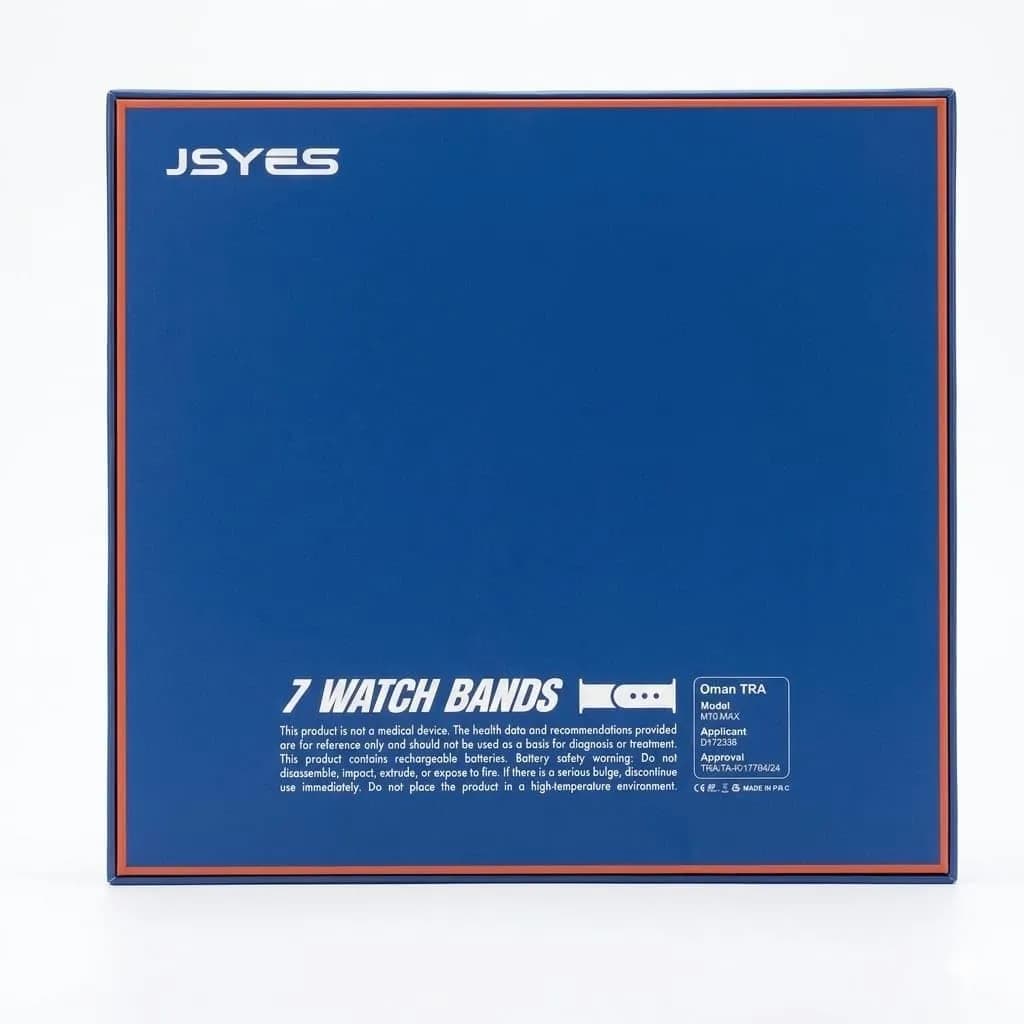 ساعت هوشمند جیاسیس مدل JSYES M70 MAX (طرح اپل واچ اولترا) با ۷ بند متنوع — تصویر ۱۲