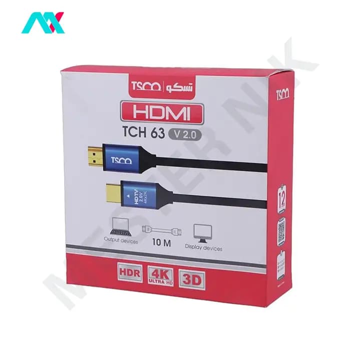 کابل HDMI 4K ورژن 2 تسکو مدل TCH 63 — تصویر ۲