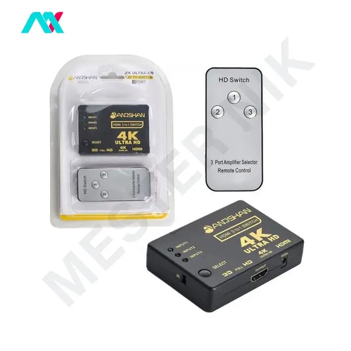 سوئیچ 3 پورت HDMI 4K انوشان مدل A-822 — تصویر ۱۰