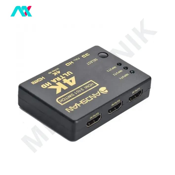 سوئیچ 3 پورت HDMI 4K انوشان مدل A-822 — تصویر ۲