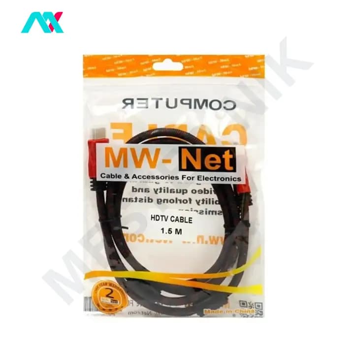 کابل hdmi ام دبلیونت MW-NET طول 1.5 متر — تصویر ۲