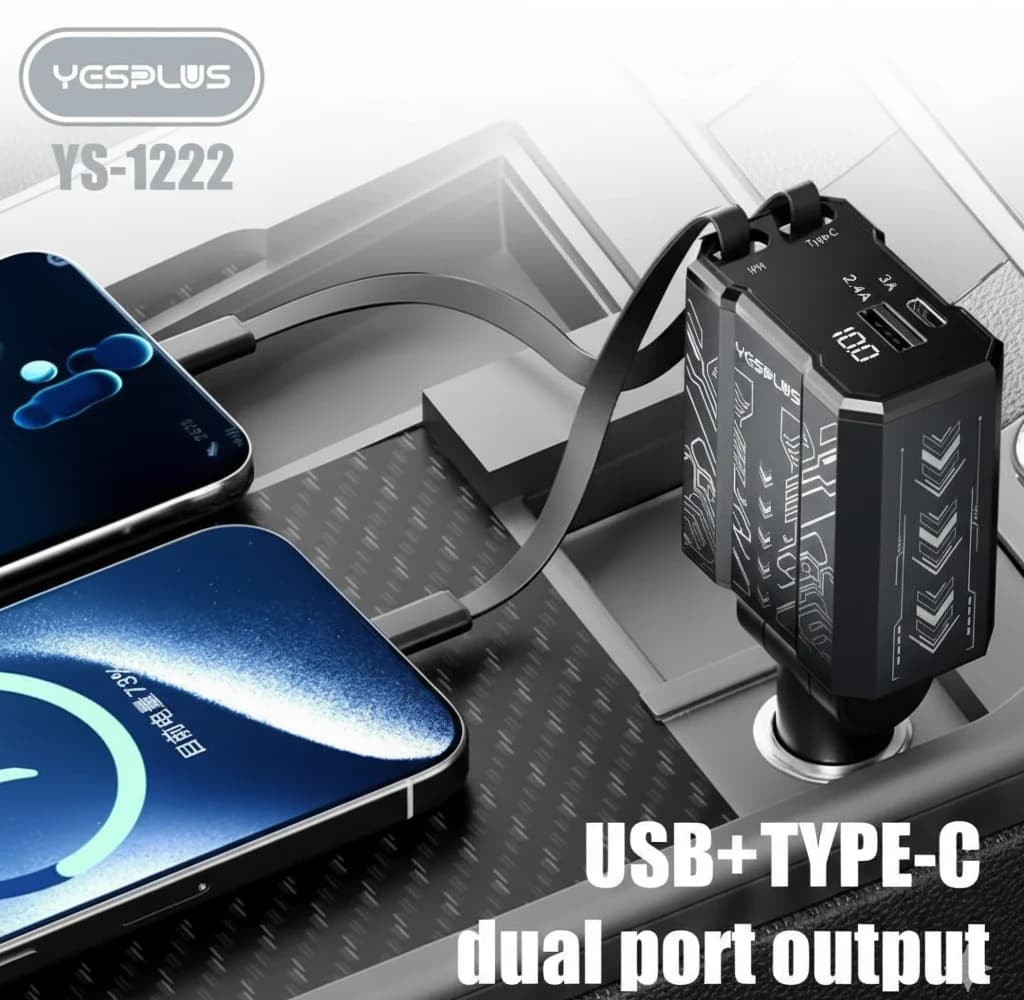 شارژر فندکی Yesplus مدل YS-1222 — تصویر ۸