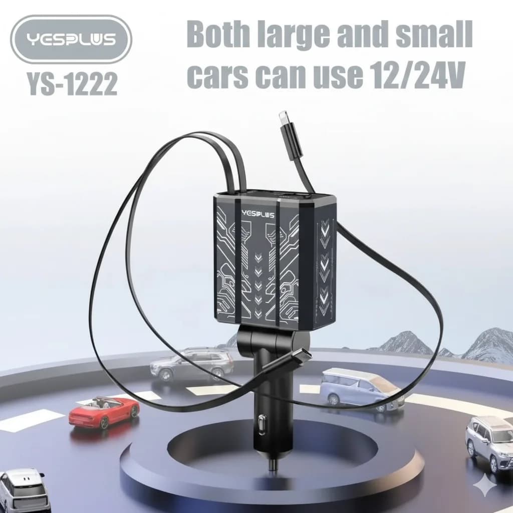 شارژر فندکی Yesplus مدل YS-1222 — تصویر ۳