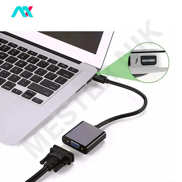 کابل تبدیل مینی‌دیسپلی MINI DISPLAY به VGA پی‌نت P-NET — تصویر ۸