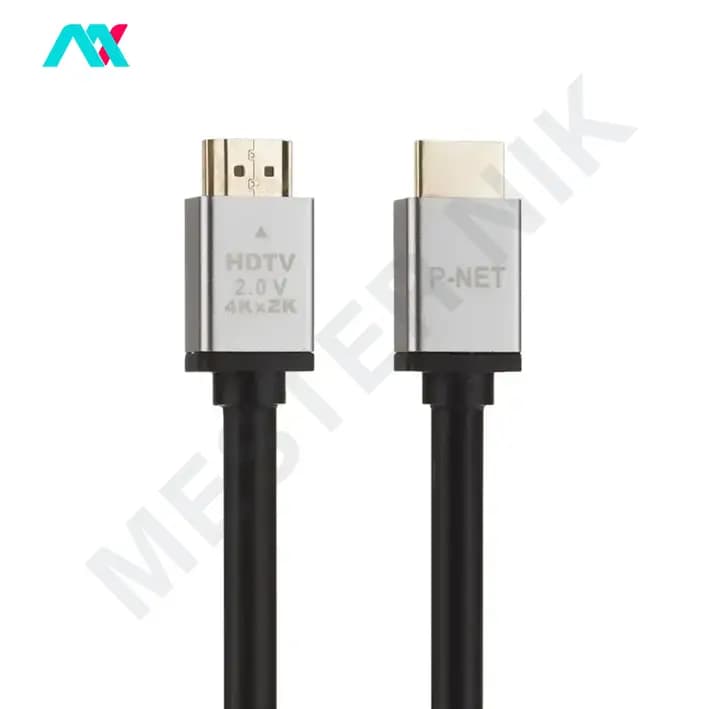 کابل HDMI 4K ورژن 2.0 پی‌نت (P-net) طول 5 متر — تصویر ۳