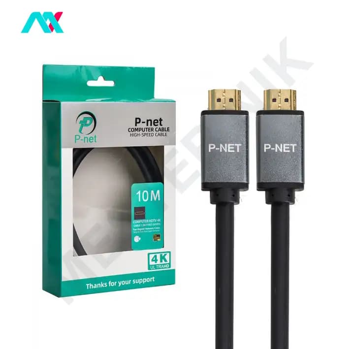 کابل HDMI 4K پی‌نت (P-net) طول 10 متر — تصویر ۲