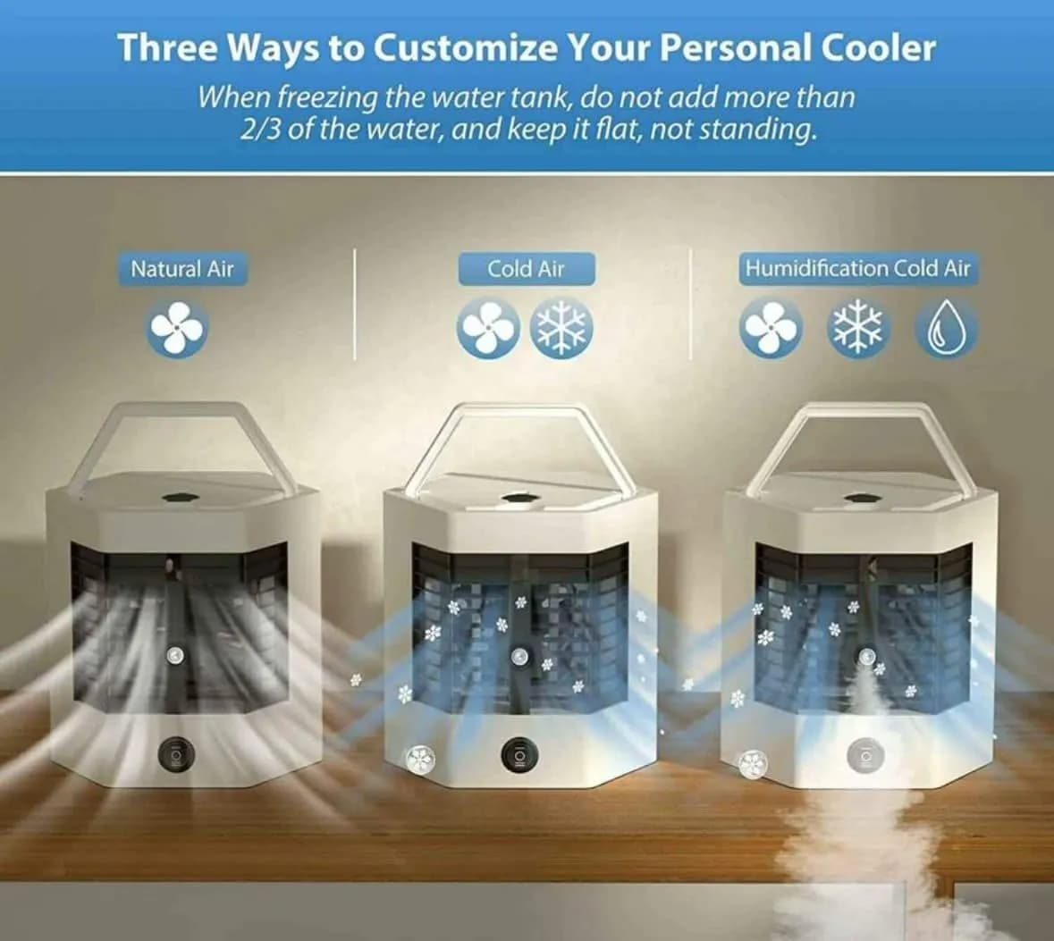 مینی کولر آبی رومیزی SVK Arctic Air Ultra Pro Max — تصویر ۱۲