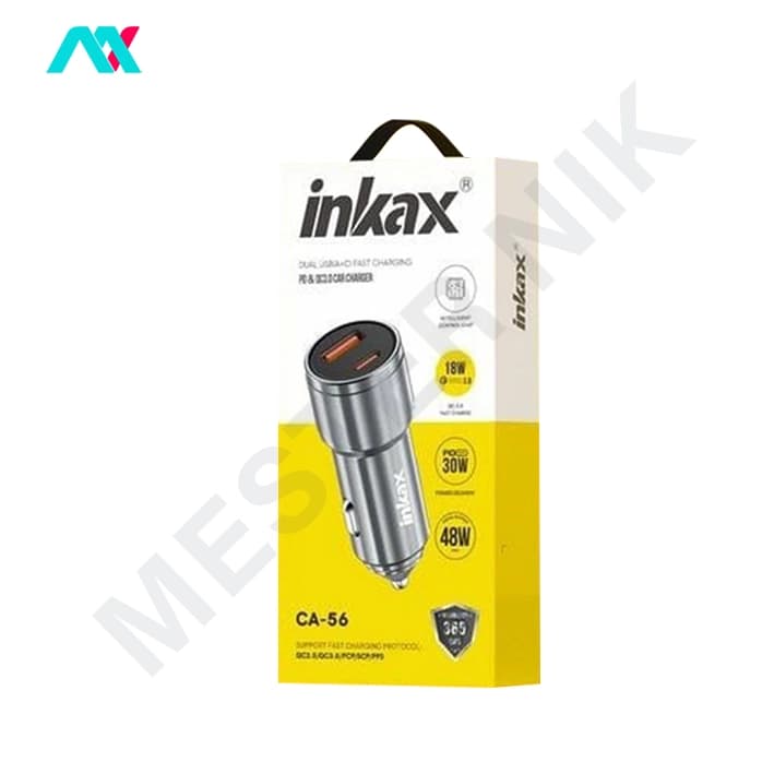 شارژر فندکی فست INKAX CA-56 QC3.0 PD 48W — تصویر ۲