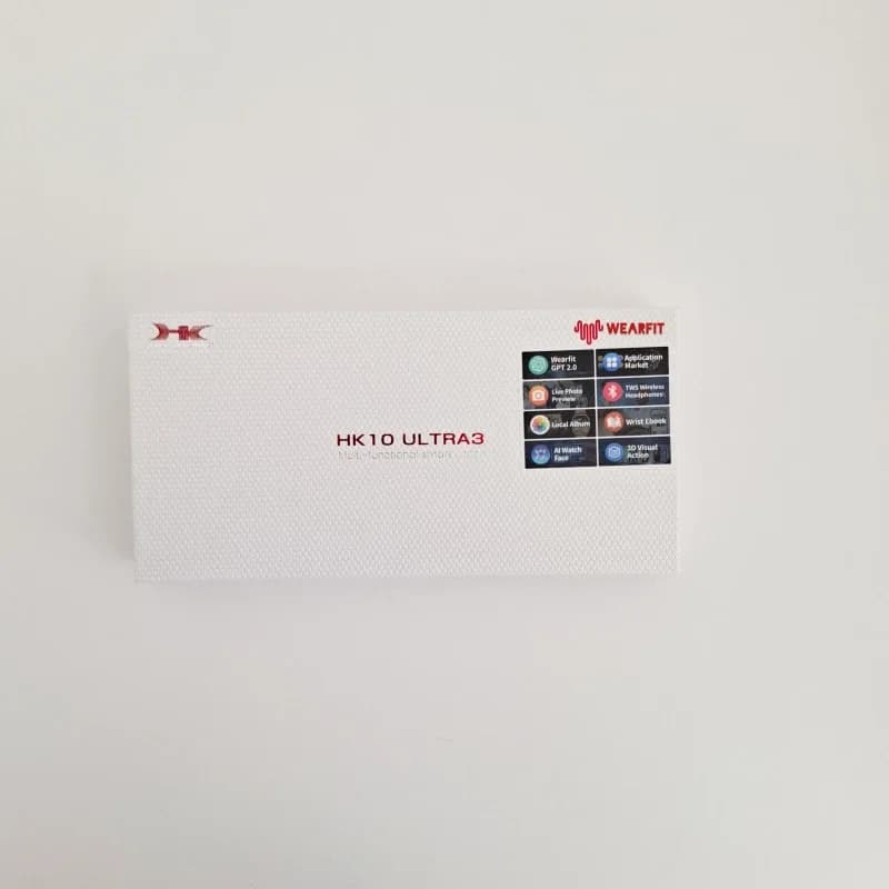 ساعت هوشمند اچ کا مدل HK10 ultra3 با بند سیلیکونی — تصویر ۱۱