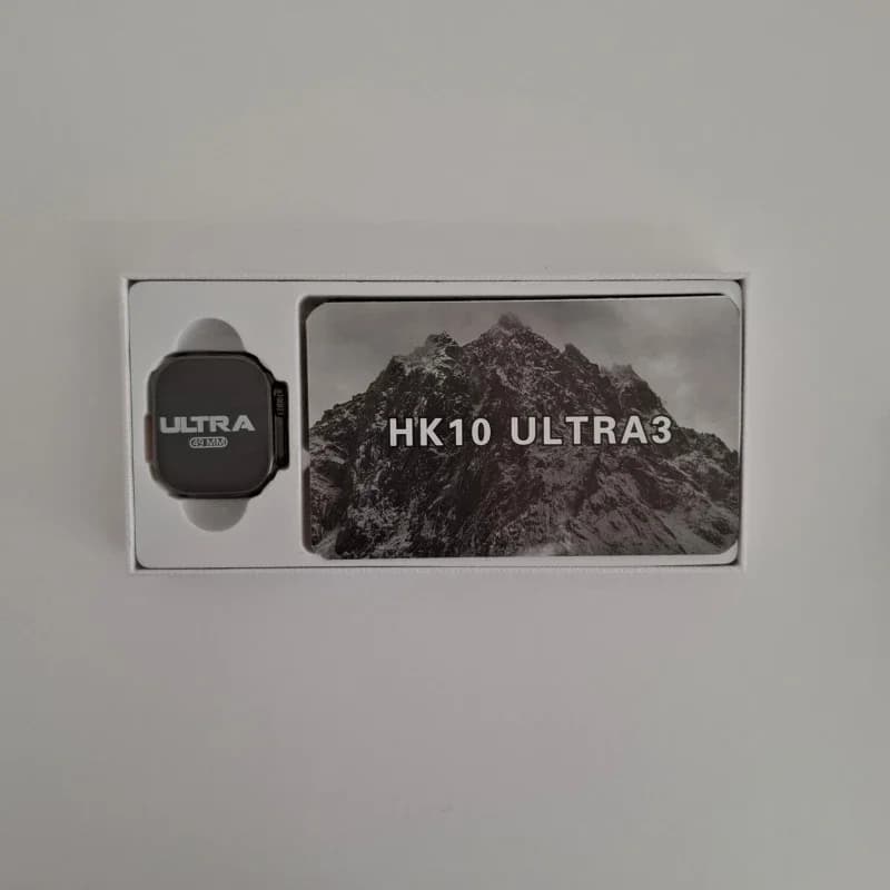 ساعت هوشمند اچ کا مدل HK10 ultra3 با بند سیلیکونی — تصویر ۶