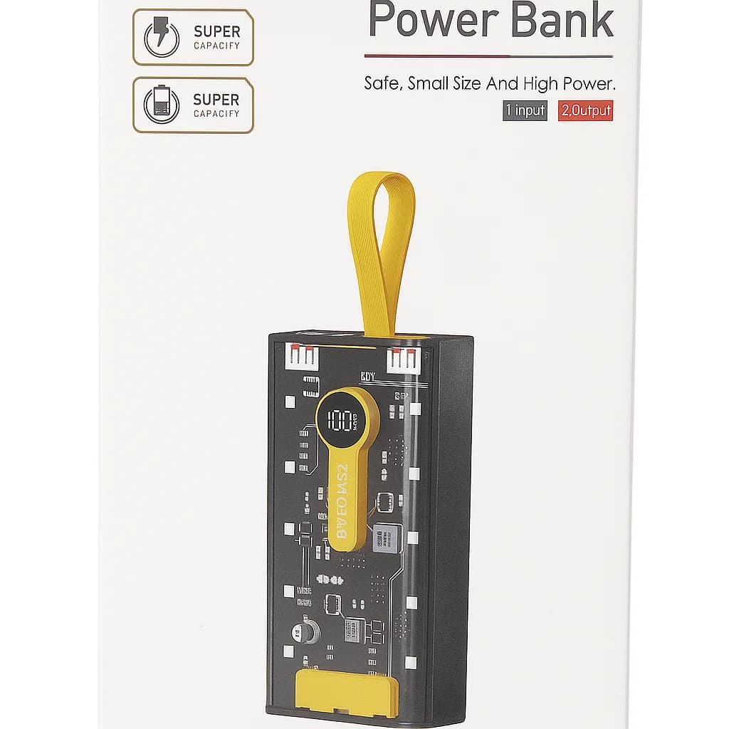 پاور بانک فست شارژ با ظرفیت 20000mAh مدل POWER BANK — تصویر ۷