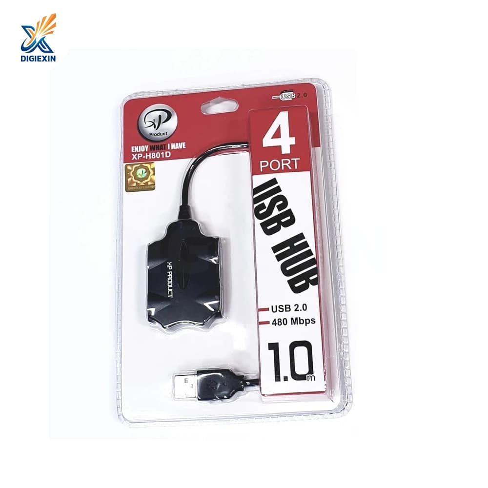 هاب 4 پورت USB2.0 ایکس پی پروداکت XP-H801 — تصویر ۴
