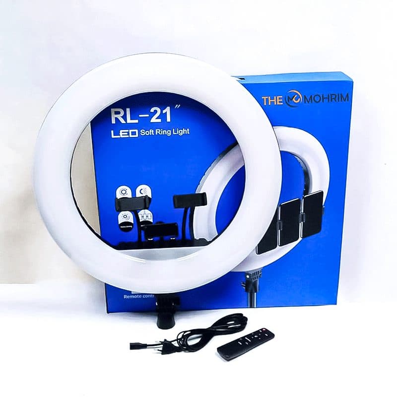 رینگ لایت مدل RL21 بدون سه پایه — تصویر ۷