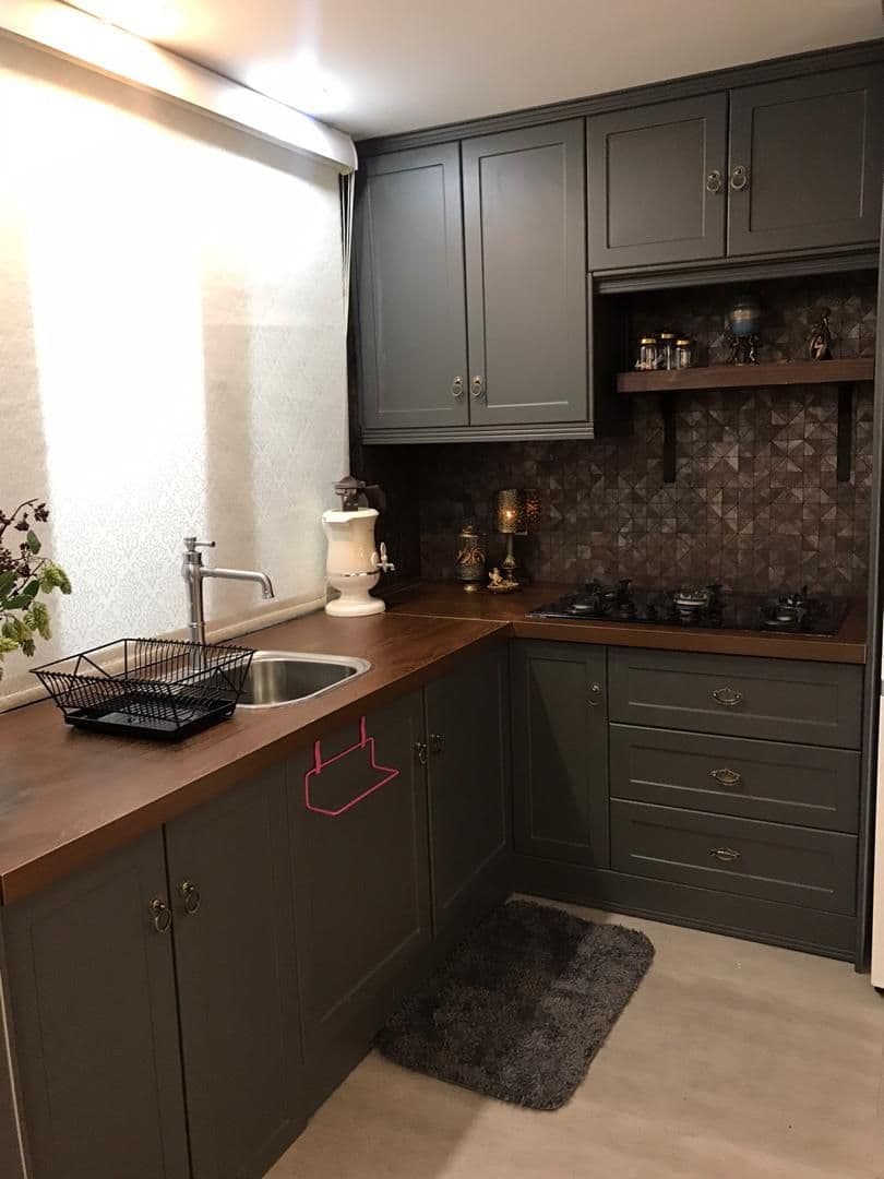 کاشی بین کابینتی پشت چسبی phc طرح فلز 30 سانتی کد 16069 — تصویر ۶
