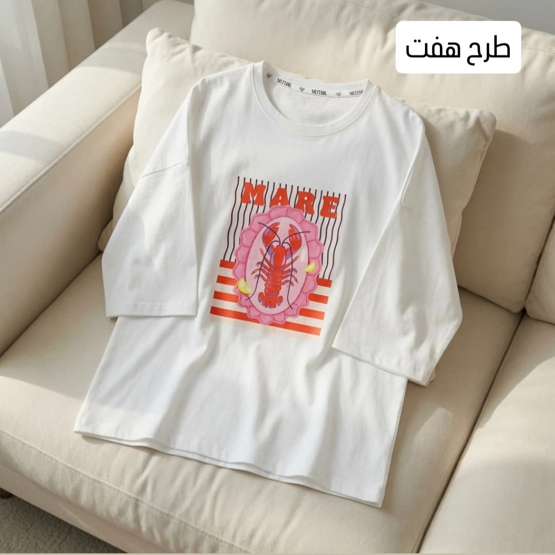 تیشرت لانگ طرحدار — تصویر ۱۲