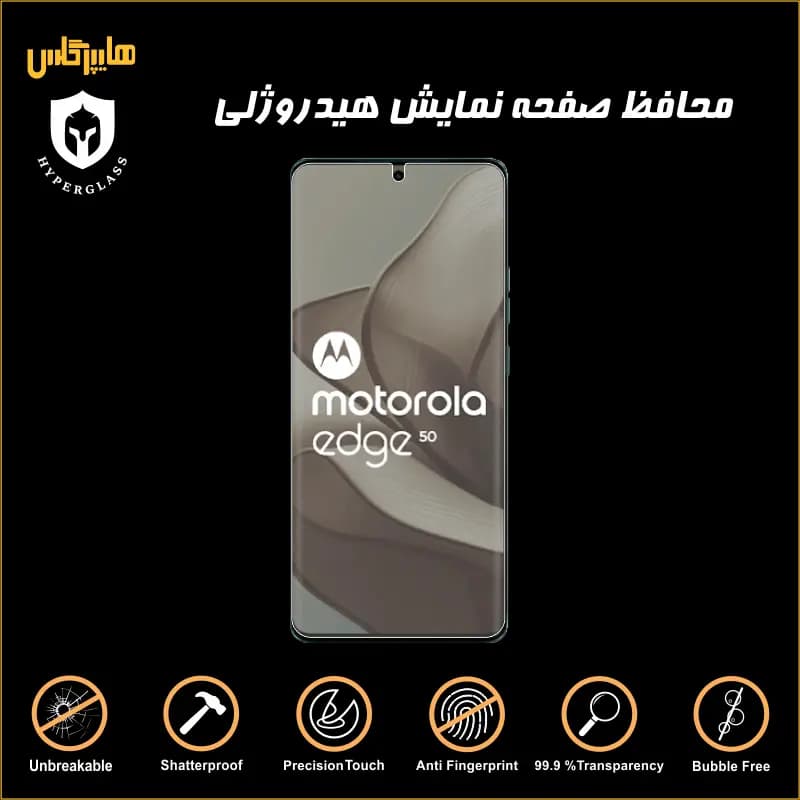 محافظ صفحه نمایش هیدروژلی موتورولا Edge 50 — تصویر ۲