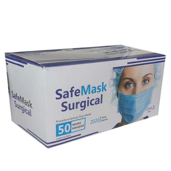 ماسک سه لایه جراحی کش‌دار ۵۰ عددی SAFE MASK — تصویر ۵
