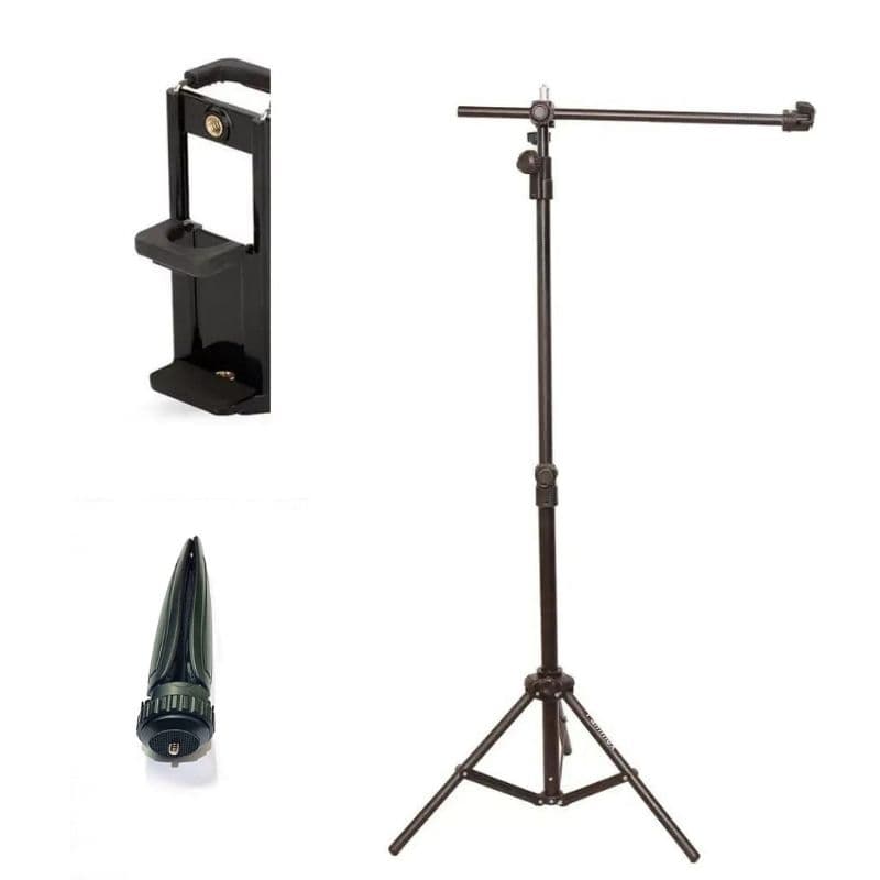 سه پایه نگهدارنده موبایل ۸۰۴T+پایه ۱۶۶+ هولدر تبلت موبایل Fanimax 804T+Beike Q166+phone holder org