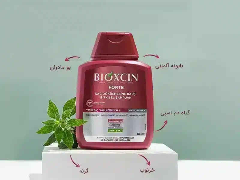 شامپو ضد ریزش بیوکسین قرمز اصل برای انواع مو Bioxin | میل 300 — تصویر ۲