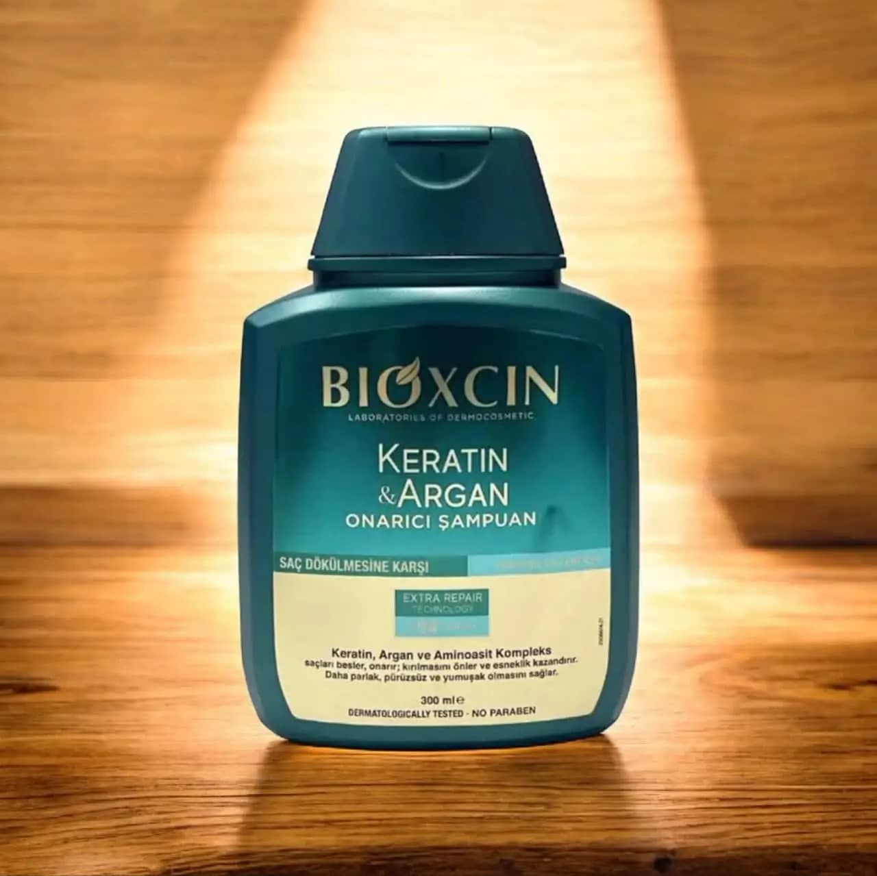 شامپو بیوکسین سبز آرگان کراتین ترمیم کننده 300 میل | Bioxcin — تصویر ۶