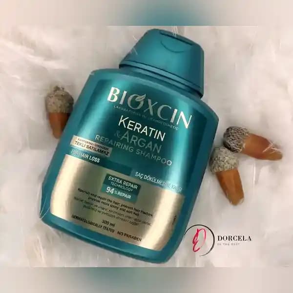 شامپو بیوکسین سبز آرگان کراتین ترمیم کننده 300 میل | Bioxcin — تصویر ۳