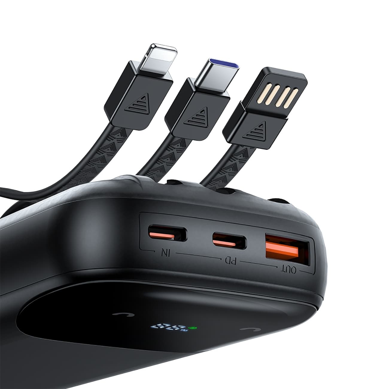 پاوربانک مک دودو مدل MC-8530 ظرفیت 20000 میلیآمپر ساعت 22.5 وات با کابل متصل — تصویر ۴