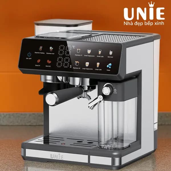 اسپرسوساز نیمه‌صنعتی آسیاب‌دار یونی مدل UE-398 — تصویر ۲