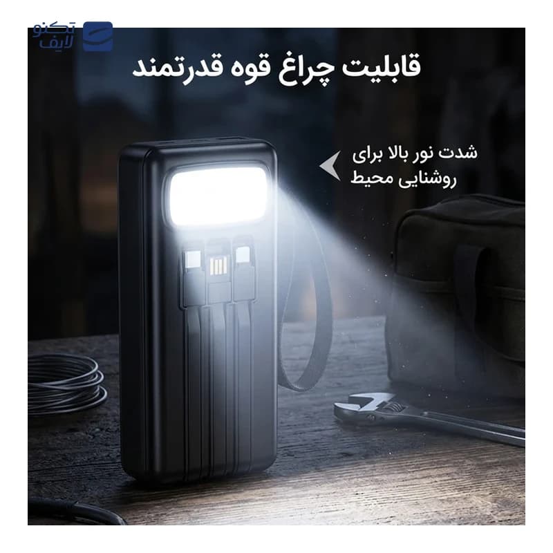 پاوربانک یوشیتا مدل YP-040 ظرفیت 30000 میلی‌آمپرساعت — تصویر ۷