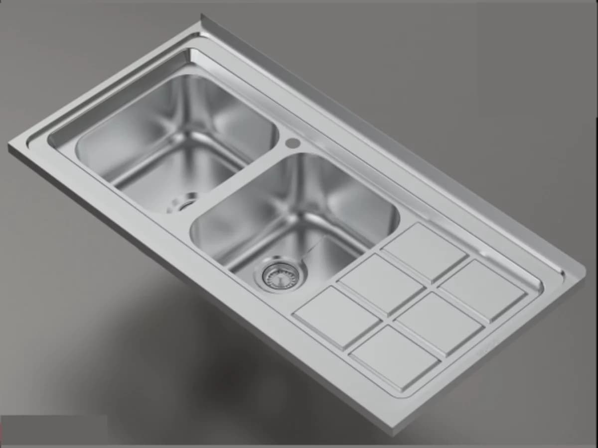 سینک روکار نیککالا مدل SST-102 — تصویر ۲