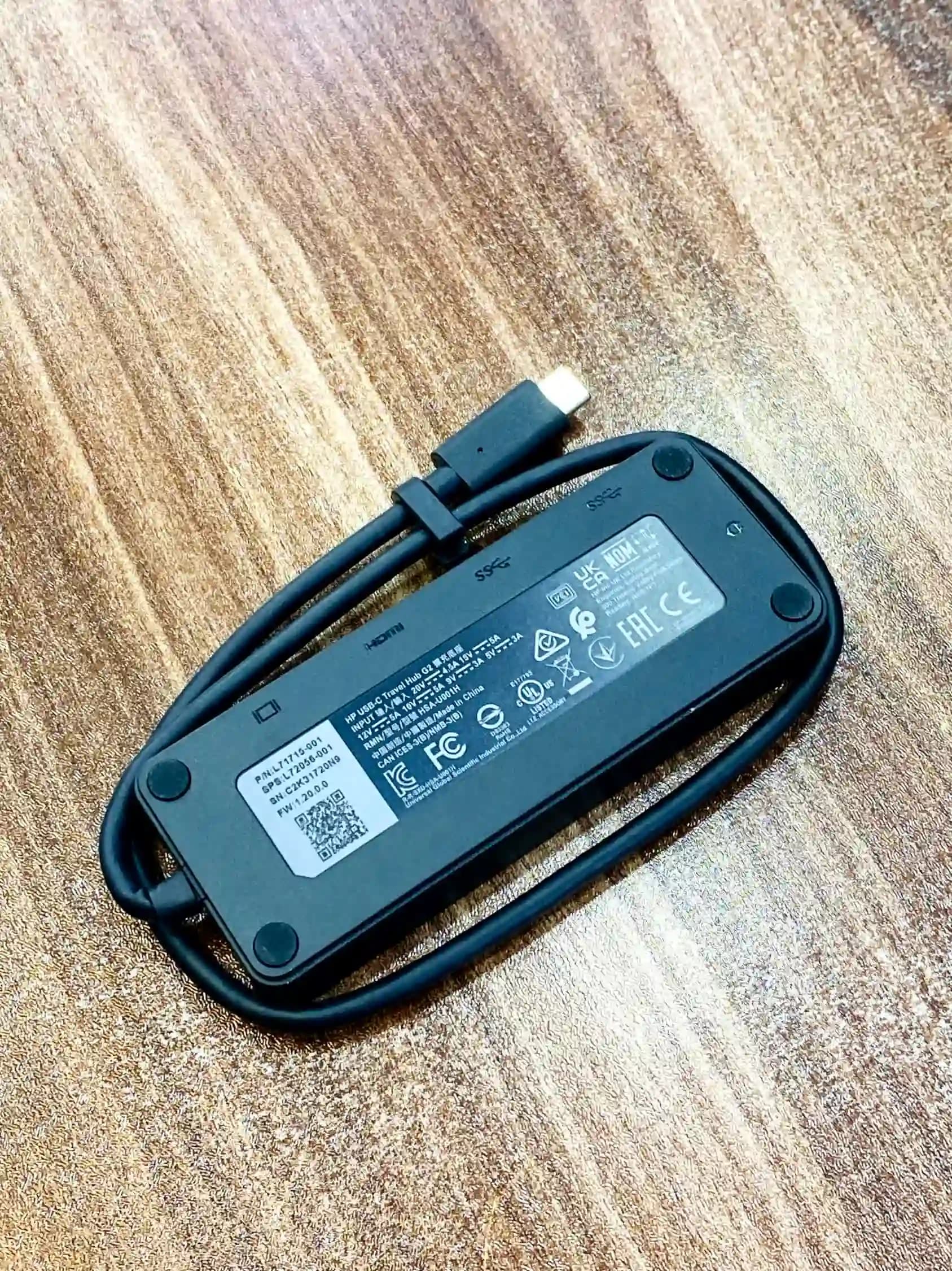 هاب type-c اورجینال HP پنج پورت — تصویر ۱۲