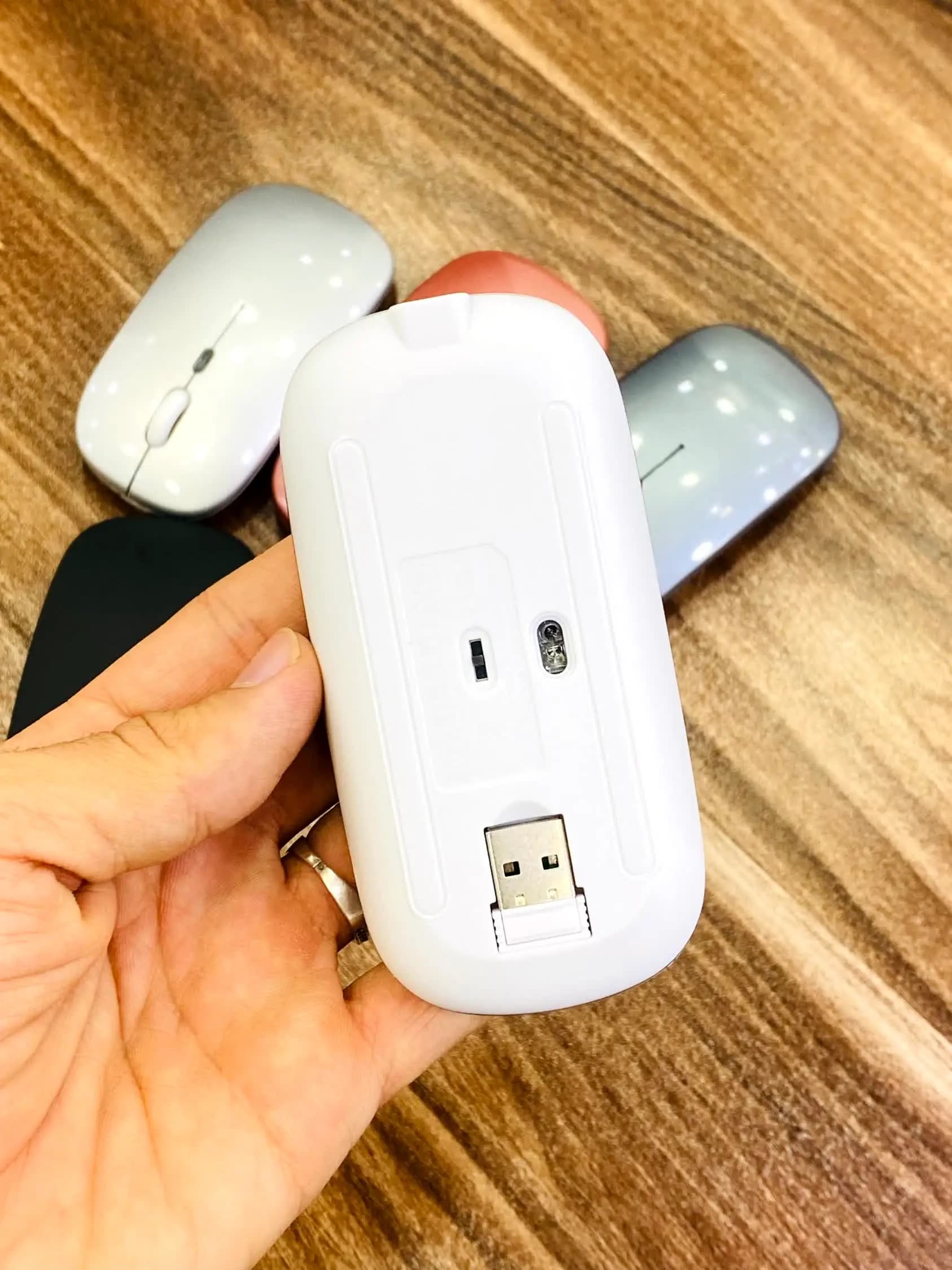 موس بیسیم بلوتوثی و دانگل دار wireless bluetooth mouse — تصویر ۶
