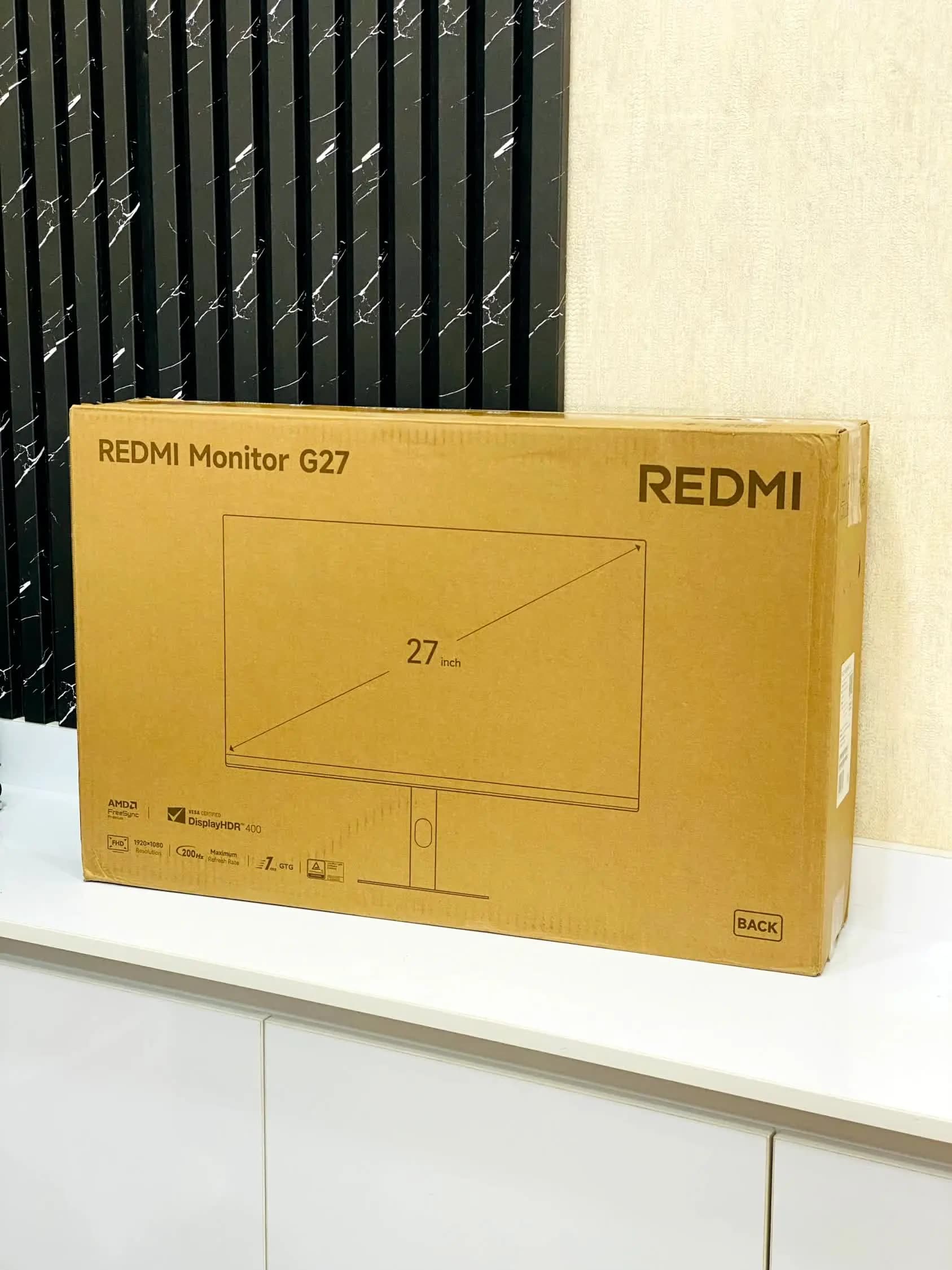 مانیتور شیائومی redmi monitro G27 رزولوشن FHD و 200 هرتز — تصویر ۳